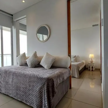 Apartamento En Lujoso Edificio H2 Plaza Bocagrande Cartagena Exterior photo