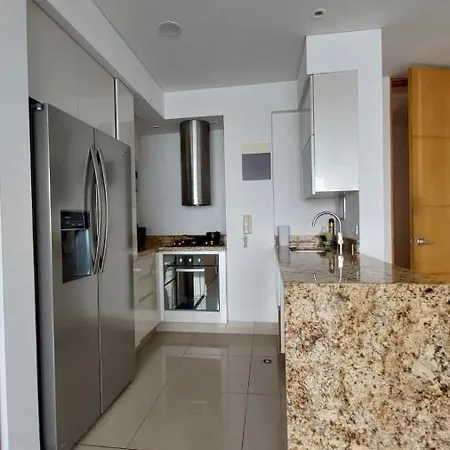 Apartamento En Lujoso Edificio H2 Plaza Bocagrande Cartagena Exterior photo